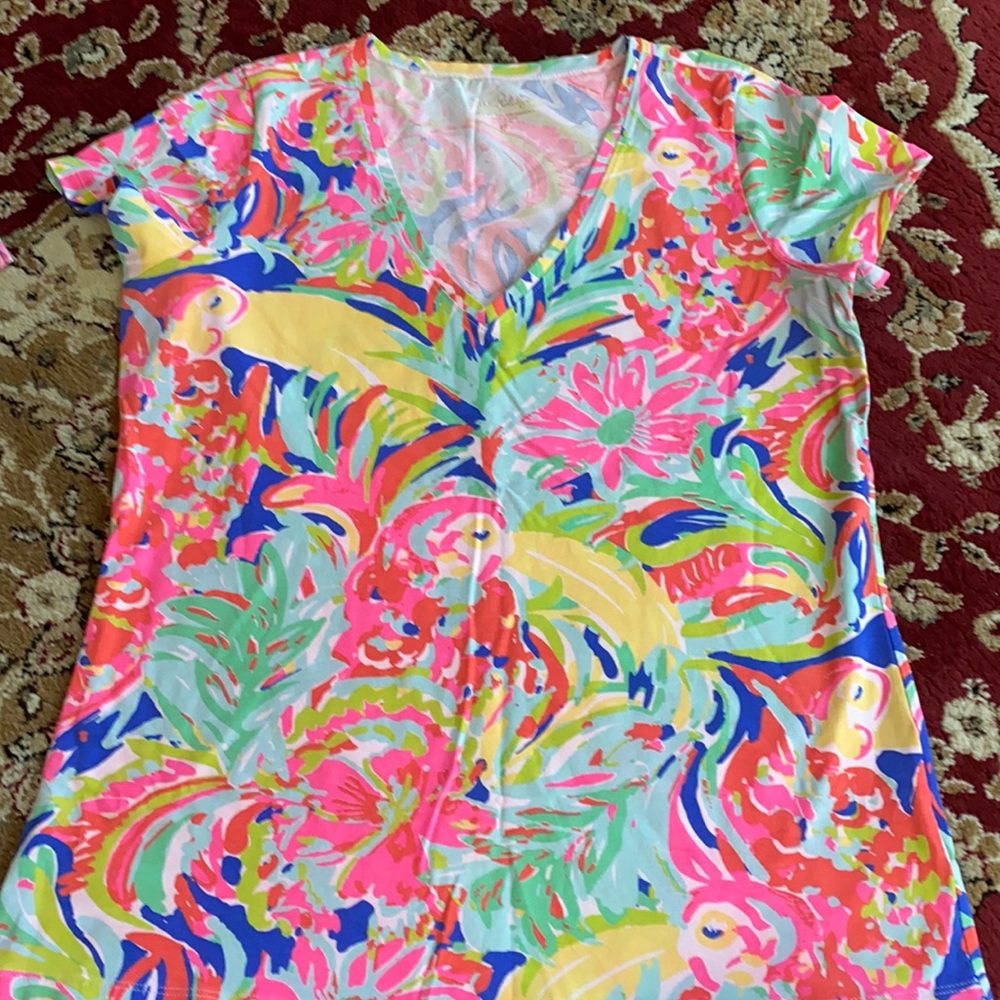 Lilly Pulitzer Michele Top Size L EUC